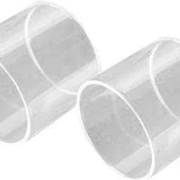 Merishopp 2pcs Clear Glass Shade Cylinder Glass Lamp Shade Replacement Glass Shade L| Sports Equipment | Outdoor Sports Gear | Exercise Gear-image-24