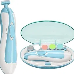 Outland Baby Nail Trimmer | New Born Essentials | Baby Nail Cutter New Born 0-12 Months with 6 Filer Heads Adjustment | Safe Grooming Kit-image-75