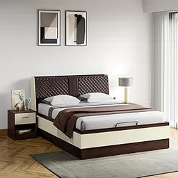 GODREJ INTERIO Bed, Aero King Size Engineered Wood Bed with Hydraulic Storage, 1-Year Warranty, Valigny Oak, Particle Board-picture-17