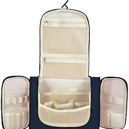 msa Cosmetic Bag | Foldable Travel Bag Pouch Organizer | Makeup/Jewelry/Toiletry Bag | Travelling Kit Bag | Portable Travel Pouch availale in Multicolor-picture-23