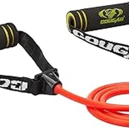 Cougar Toning Tube, Toning Tube for Exercise, Resistance Band Set with Handles, Single Toning Resistance Tube Heavy Quality, All Purpose Fitness Tube for Home and Gym Elite (Light)-picture-66