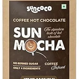 SunMocha, Coffee Hot Chocolate, 45% Luxe Cocoa, No Refined Sugar, Limited Export Edition | 80 grams-picture-64