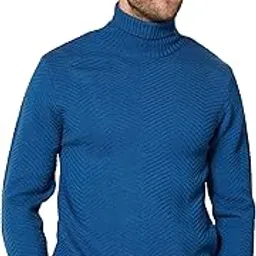 amazon brand - symbol Men Casual Acrylic High Neck Sweater-picture-46