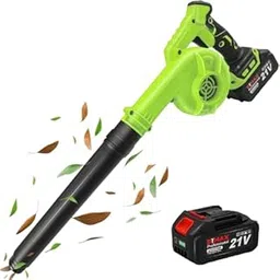 XENGVA 2-in-1 Leaf Blower Cordless, 21V Cordless Leaf Blower with 3000mAh Battery and Charger,Electric Grass Blower for Lawn Care, Speed Mode, Handheld Lightweight Battery Powered for Patio,Garden-image-92