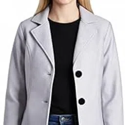 leather retail Women’s Grey Jacket-picture-39
