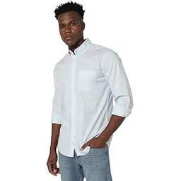 gap Men's Solid Regular Fit Button Down Shirt-picture-33