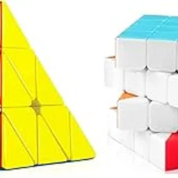 D ETERNAL All ages Speed Cube Combo Set Of 4X4 & Pyraminx Pyramid Triangle Puzzle Magic Cube Gift Set (4X4+Triangle)-picture-11