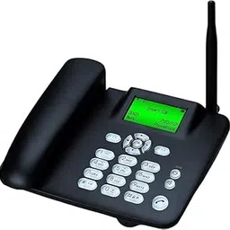 Drumstone (𝐒𝐩𝐞𝐜𝐢𝐚𝐥 𝐰𝐢𝐭𝐡 𝟏𝟎 𝐘𝐞𝐚𝐫𝐬 𝐖𝐚𝐫𝐫𝐚𝐧𝐭𝐲) Wireless Quad-Band GSM Desk Phone – Home & Office Telephone with Hands-Free, SMS, Redialb & Multi-Language Support image 1
