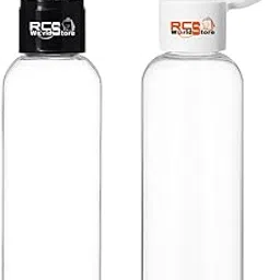 RCS Hair Applicator Bottles 100ml, Transparent Squeeze Bottle with White Flip Cap + Root Comb Applicator Bottle | For Hair Oil, Shampoo, Serum, Lotion and Salon Use-image-85