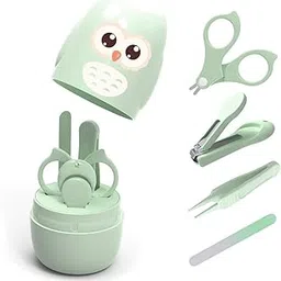 CRADIAX 4-in-1 Baby Nail Grooming Kit – Safe Manicure Set with Nail Cutter, Tweezers, File & Scissors for Newborns & Infants-image-20