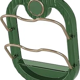 Wall Mounted Pot Cover Frame Hole Free for Cabinet Plates Chopping Boards Green-picture-10