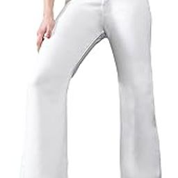 dolce crudo Women's Bootcut High Rise Clean Look Regular-Length Stretchable Denim Jeans (Plus-picture-43