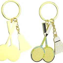 aeenioy Badminton Keychain for Men, Style Badminton Accessories, Unique Keychains for Bags and Keys, Sports Accessories for Badminton Lovers-picture-10