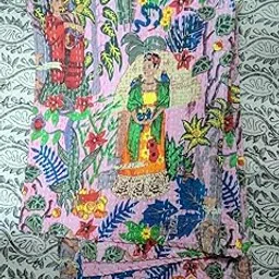 Textile Work Creations Kantha Quilt Bed-Cover Throw and Cotton Blanket Twin Size-Kantha Quilt Handmade Singel-picture-11