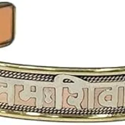 happiness hub om namha shivya copper kada for unisex heavy quality copper kada-picture-43
