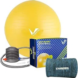 VERIFIED Gym Set with VERIFIED 65 CM ANTIBURST Ball 1001 and Charged Wrist Band 5'' Pair MILANCHE Green-picture-44