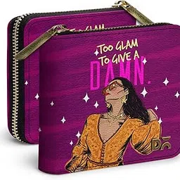 Women's Zip Wallet | Leather Material | Carefully Handcrafted | Holds up to 8 Cards | Slim and Easy to Fit in Pocket | Coin Pocket with Button Closure - Set of 2 (Combo)-image-93