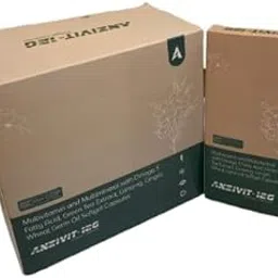 Anzivit-12G Softgel Capsules | Multivitamin & Multimineral with Omega-3 Fatty Acids, Ginseng, Grape Seed Extract, Wheat Germ Oil | Energy, Immunity & Heart Health Support | 10 Softgels-Pack of 2-picture-28