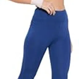 clovia Women's High Rise Active Regular Fit Tights with Side Pocket in-picture-29