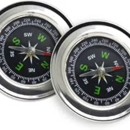 Yash Life Multi Purpose Stainless Steel Directional Pocket Magnetic Compass/Magnetic Compass Direction Set of 2-picture-48