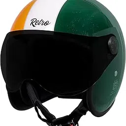Steelbird SBH-54 Retro Lego ISI Certified Open Face Helmet for Men and Women-picture-23