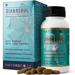 Nature Code Diabasoul Diabetes Care Tablets | Ayurvedic Supplement with Karela, Jamun, Methi, Giloy, Neem | Supports Blood Sugar Levels | 60 Veg Tablets AYUSH Approved-picture-14