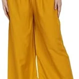 Moirai Straight Fit Trendy Rayon Solid Color Palazzo Pants for Women Free Size Palazzo Pant with Pocket-picture-52