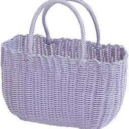 村田屋産業(murataya sangyo) Murataya Vinyl Basket Bag P.P Purple Bag 9669-picture-49