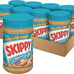 Skippy Creamy Peanut Butter 16.3 oz, Pack of 12 image 1