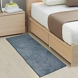 RD TREND® Bedside Runner for Bedroom Anti Skid Runner for Home/Kitchen/Living Area/Office Entrance Soft Touch, Machine Washable Mat (Grey, 22 x 55 Inches)-picture-59