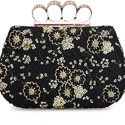 tooba Handicraft Embroidered Clutch Purse For Women with Trendy Design 4-ring Handle & Tassel-picture-40