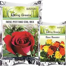 Combo of Rose Potting Soil Mix 5 kgs and Rose Booster 900 GMS-picture-50