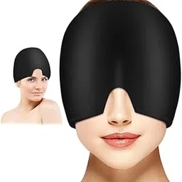 Migraine Relief Cap, Black Compression Head Wrap for Headache and Pain Relief-image-18