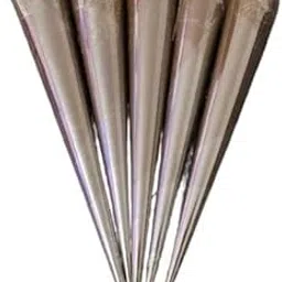 CONCEPT DESIGNS Natural Henna Cones | 100% Herbal Mehendi | Long-Lasting Dark Stain | Ready-to-Use Heena Cones for Hands & Feet | Pack of 12-image-36