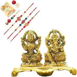 ARCHIES Rakhi for Brother on Rakshabandhan | Laxmi Ganeh JEE Combo Set with 3 Special Rakhi for Bhaiya/Bro/Bhai with Card (Pack of 7) AR-139-picture-51