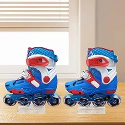 calandis CALANDIS™ 2X Skates Display Stand for Kids Adults Organizer Roller Skates Storage Rack | Men | Roller Skates | Inline & Roller Skating | Outdoor Sports-picture-12