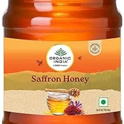 Organic India Saffron Honey, Certified Organic, 125g-picture-66