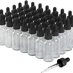 NOOEEISS 24 Pack,1oz Glass Dropper Bottle, amber Tincture Bottles with Dropper,Pretty Finish for All Kinds of Liquids,Oil Bottles for Hair- Stronger Suction ideal for Leakproof Travel-picture-22