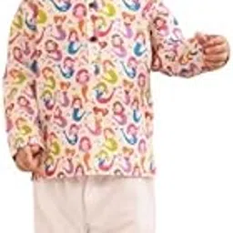 lil pitaara PURE COTTON UNISEX PYJAMA SETS WITH MERMAID PRINT_LP-PJ-24-Parent-picture-25