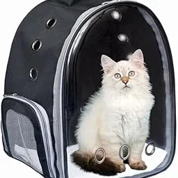 Xigwig Pet Carrier for Cat & Small Dog and Puppy Kitty Transparent and Breathable Airline-Approved Hiking and Outdoor for Puppies & Cats (Black, Travel)-picture-54