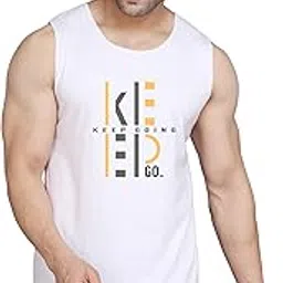 slowloris Black Keep Going Printed Bio-Wash Cotton Vest-picture-26