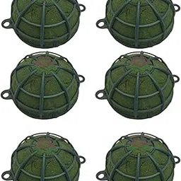 Just Flowers Floral Foam for Flower Decoration on Cars & Walls/DIY Flowers Bouquet (10cmX8cm) (Green, 6pc)-picture-32