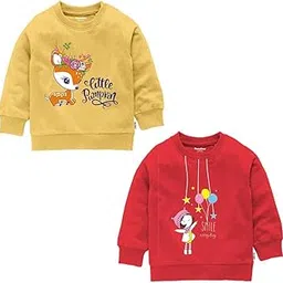 Girls Cotton Round Neck Sweatshirt-image-54