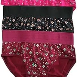 doville Printed Cotton Panties for Women & Girls,Mid-Waist Hipster Panty Inner Elastic | Kids/Teenagers Full Coverage Breathable Briefs, Underwear (Pack of-2)-picture-51