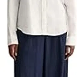 fab star- look great feel great. Spread Collar Opaque Linen Casual Shirt Long Sleeves Solid Cotton Oversized Casual Shirt White-picture-36