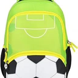 skybags Buddy Plus 02 Football 20 Liters Premium Polyester Fabric School Backpack for Kids with Multiple Compartments and Adjustable Strap - Boys & Girls-picture-31