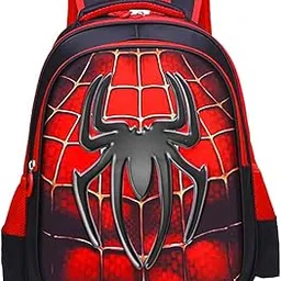 palay School Kids Backpack 3D Cartoon Batman Print Hard Shell Backpack Lightweight School Backpack Padded Shoulder Strap And Lift Handle Waterproof School Backpack 3-6 Years Old 50 centiliters Red-picture-42