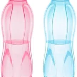 Tupperware Multicolor 1L Plastic Aquasafe Fliptop Water Bottle Pack Of 2-image-46