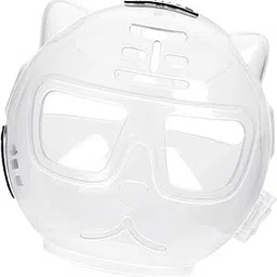 Cat Muzzle Breathable Anti Scratch Cat Mouth Cover for Travel Bathing Beauty Clear S-picture-20