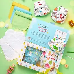 SuperBottoms Baby Diapering Mega Gift Pack | For 3 months - 9 months | Pack of 9 Items | Cloth Diapers | Softest Baby Langots | Baby Shower Gift | Baby Gift Set For Newborns | Newborn Baby Gift-picture-58